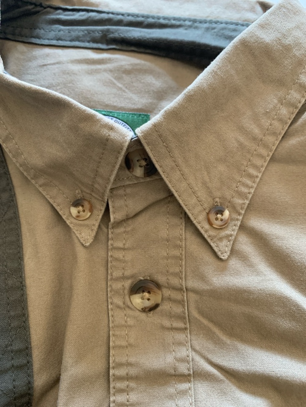 Cabela's Khaki/Olive Shirt Men’s Large - Picture 12 of 12